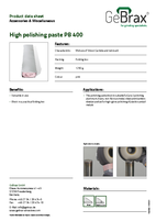 Product data sheet high polishing paste PB 400
