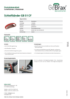 Produktdatenblatt GB 51 CF
