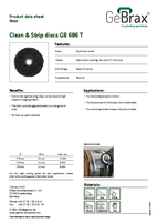 Product data sheet clean and strip discs GB 686 T