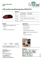 Product data sheet SCD Surface Conditioning Discs 3M SC-DH