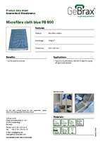 Product data sheet microfibre cloth PB 800