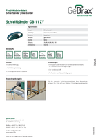 Produktdatenblatt GB 11 ZY