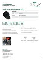 Produktdatenblatt Roloc-Mini-Flexi Disc DB 653 LF