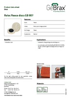 Product data sheet Roloc fleece discs GB 607