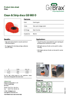 Product data sheet clean and strip discs GB 683 O