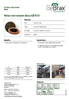 Product data sheet Roloc non-woven discs GB 613