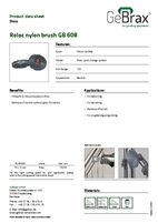 Product data sheet Roloc nylon brush GB 608
