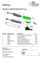 Ersatzteilliste MB 650 MV