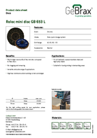 Product data sheet Roloc mini discs GB 653 L