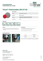 Produktdatenblatt Trizact-Klettscheiben 3M 237 AA