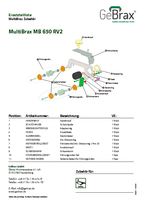 Ersatzteilliste MB 650 RV2