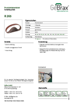 Produktdatenblatt R 265