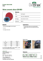 Product data sheet Roloc ceramic discs GB 663