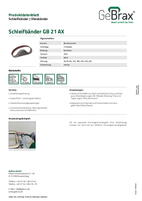 Produktdatenblatt GB 21 AX