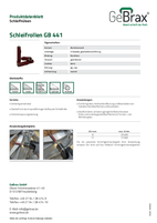 Produktdatenblatt Schleifrollen GB 441