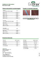 Additional information non-woven belts