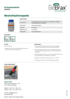 Produktdatenblatt Neutralisationspaste