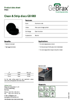Product data sheet clean and strip discs GB 383