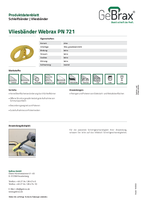 Produktdatenblatt Webrax PN 721