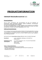 Informationen zu Beizbadkonzentrat