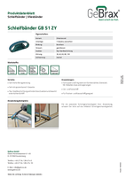 Produktdatenblatt GB 51 ZY