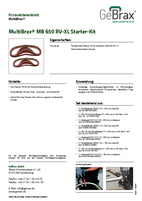 Produktdatenblatt MultiBrax MB 650 RV-XL Starter-Kit 