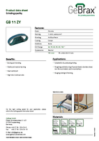Product data sheet GB 11 ZY