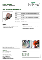 Product data sheet inox adhesive tape KB 476
