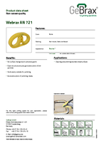 Product data sheet Webrax PN 721
