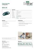 Product data sheet GB 51 ZY