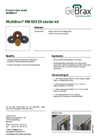 Product data sheet MultiBrax starter kit MB 650 EK