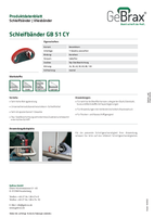 Produktdatenblatt GB 51 CY