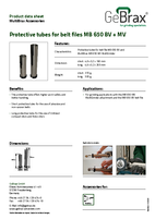 Product data sheet protective tubes