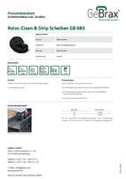 Produktdatenblatt Clean & Strip Scheiben GB 683