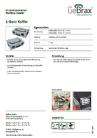 Produktdatenblatt L-Boxx Koffer